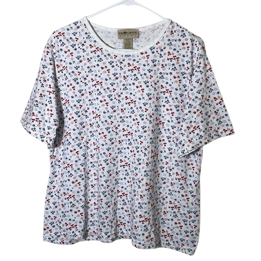 Sag Harbor Sport Floral Short Sleeve Shirt